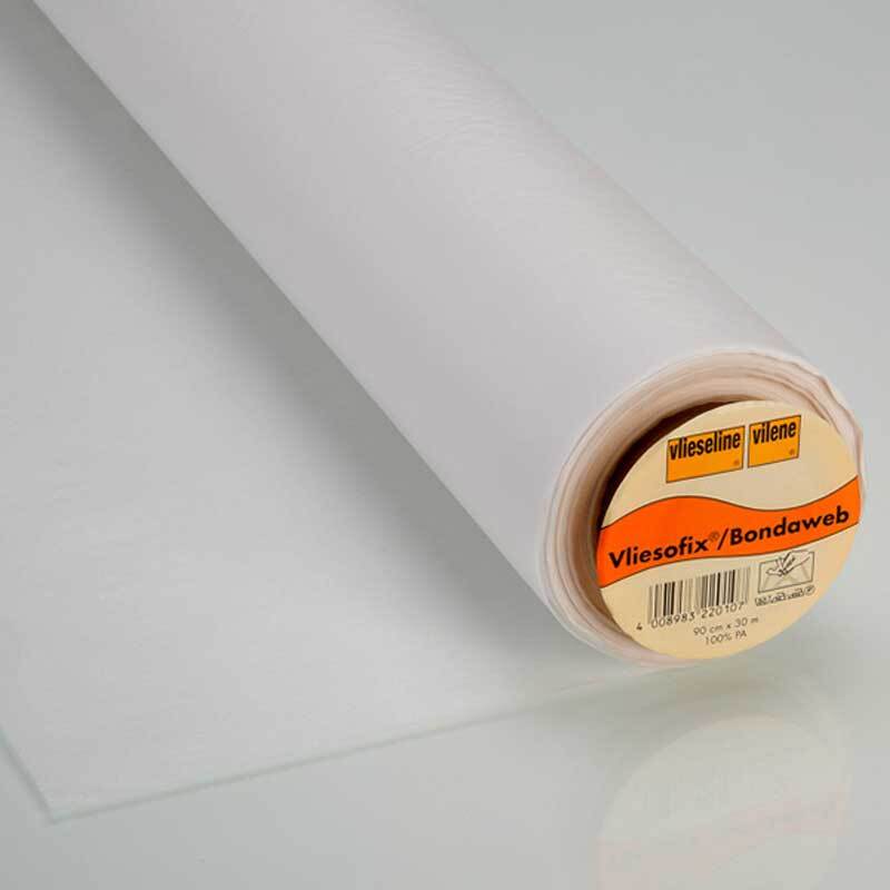 Vliesofix 90cm: Transparentes Bügelvlies von SWAFING, ideal zum Applizieren und Basteln.