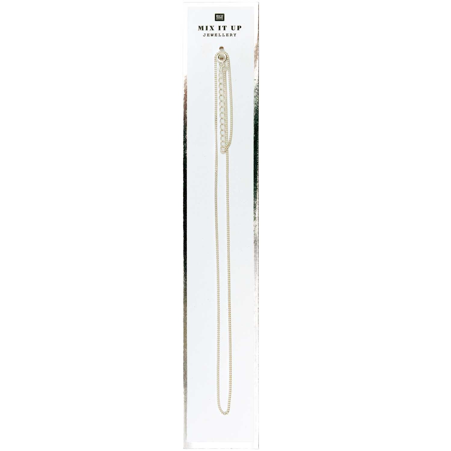 Mix it Up - Jewellery Gliederkette silber 45cm von Rico Design