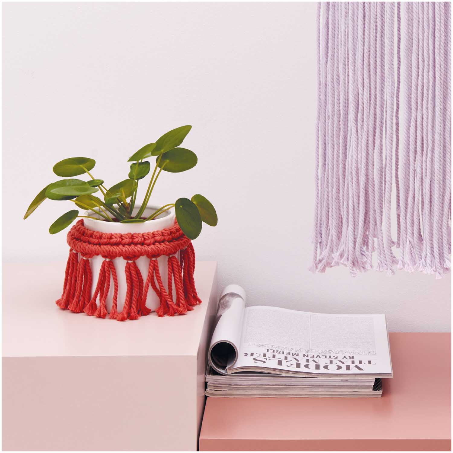 Makramee Set Topf Manschette I aus Rico Macrame von Rico Design