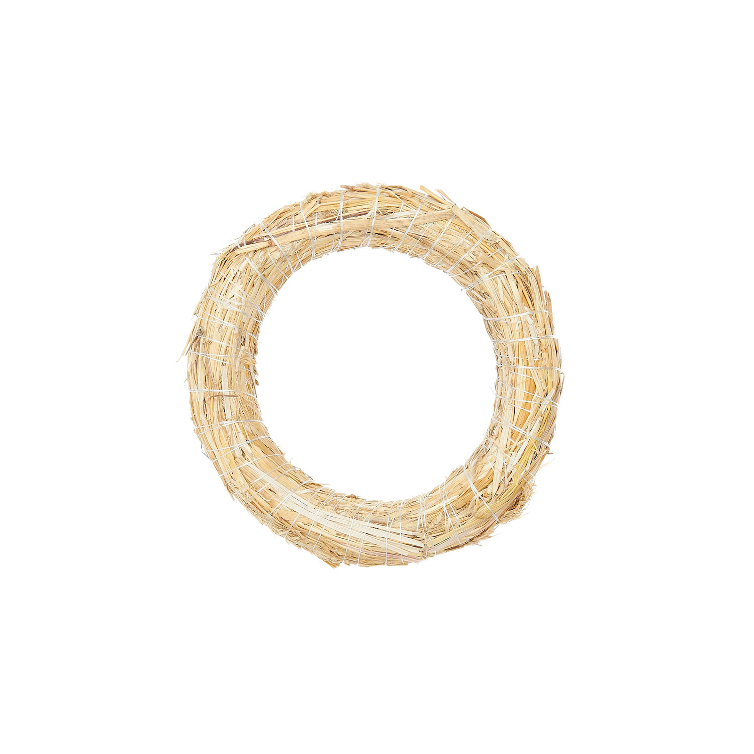 Strohkranz von Rico Design in natürlichem Beige, ideal für kreative Dekorationen und Bastelprojekte.