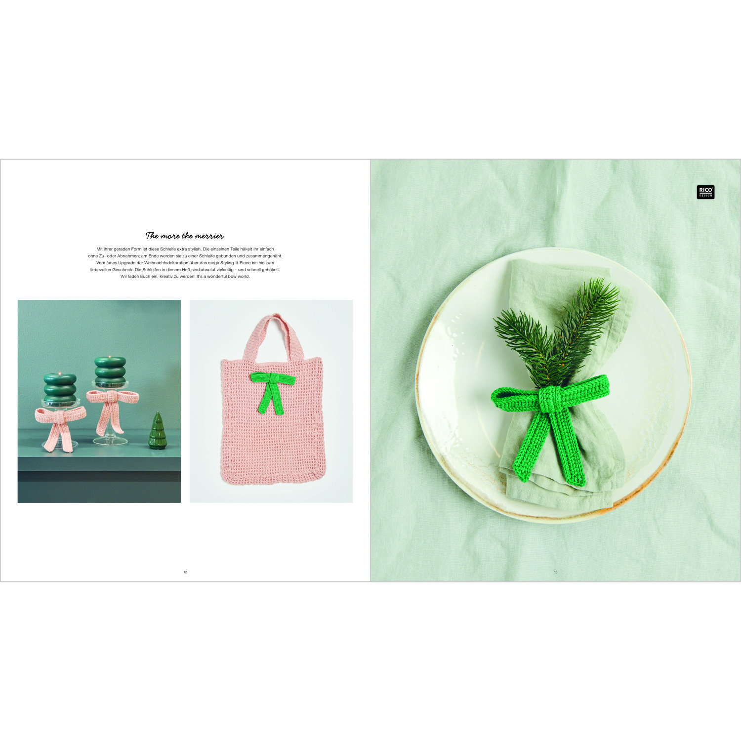 Ricorumi Put a Bow on It Sprachauswahl deutsch von Rico Design
