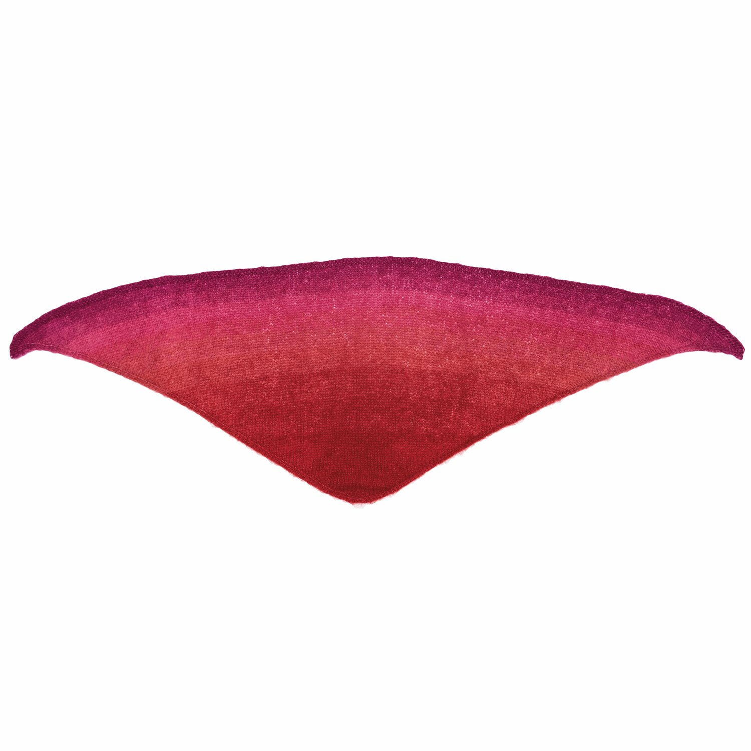 Essentials Super Kid Mohair Loves Silk Colourlove: Dreieckstuch in Rot von Rico Design, weich und elegant, ideal für stilvolle Akzente.