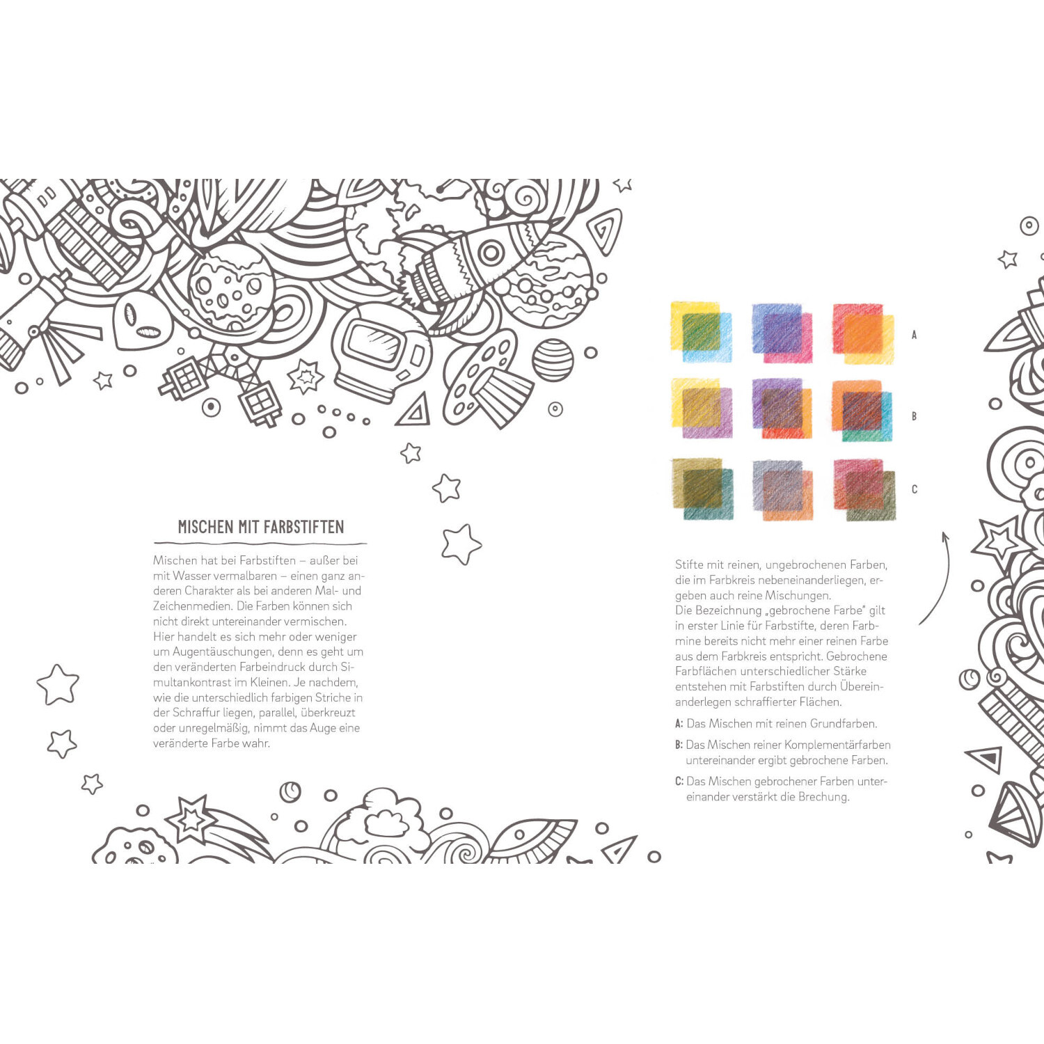 Colorful Mandala Leuchtendes Universum von Edition Michael Fischer 