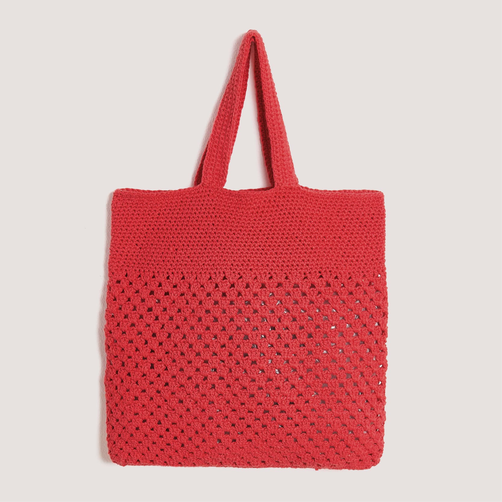 Gehäkelte Tasche: Modell 03 aus dem Heft Lovewool No. 18