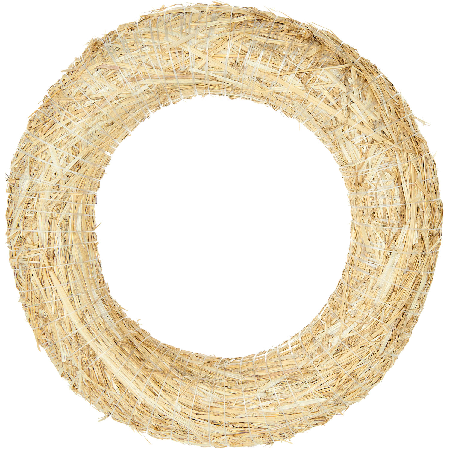 Strohkranz von Rico Design in natürlichem Beige, ideal für kreative Dekorationen und Bastelprojekte.