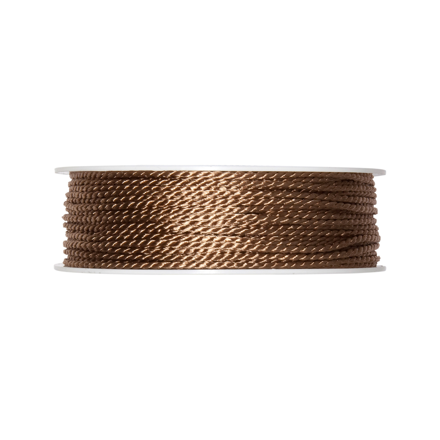 Kordel 2mm 10m Farbe Weiß von Halbach Seidenbänder 
