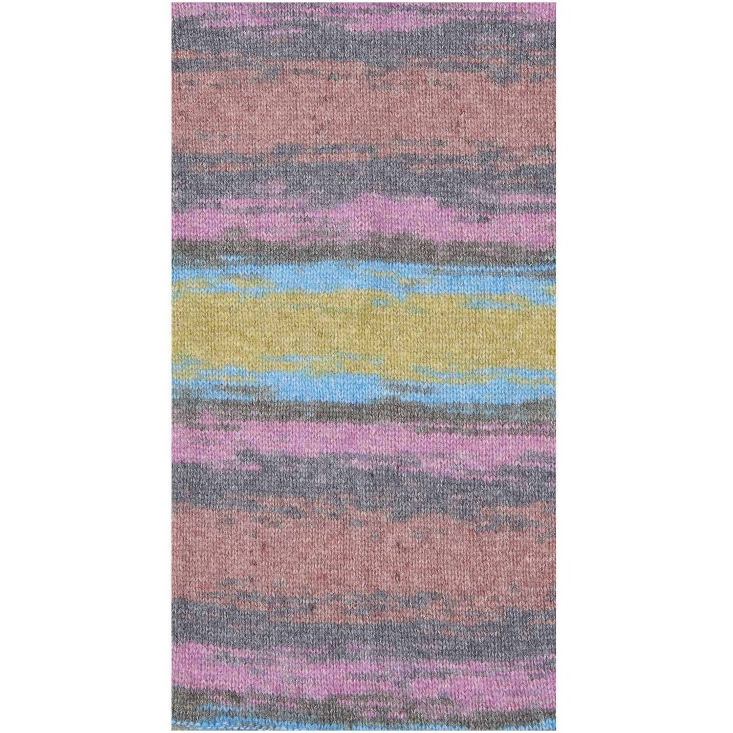 Creative Painted Power: Buntes Garn von Rico Design mit Ethno-Muster, ideal für kreative Strickprojekte.