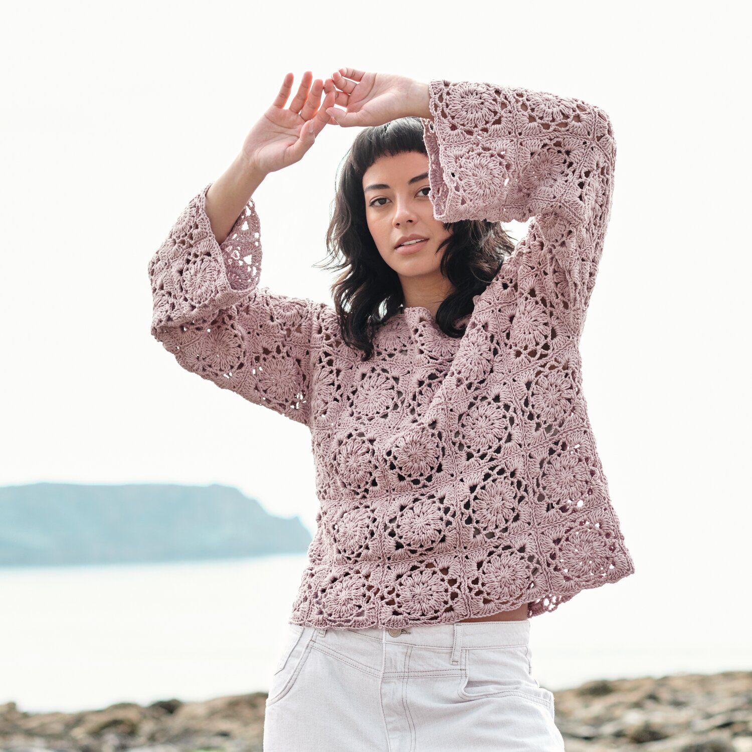Häkelset Pullover Modell 23 aus Lovewool No. 20 von Rico Design