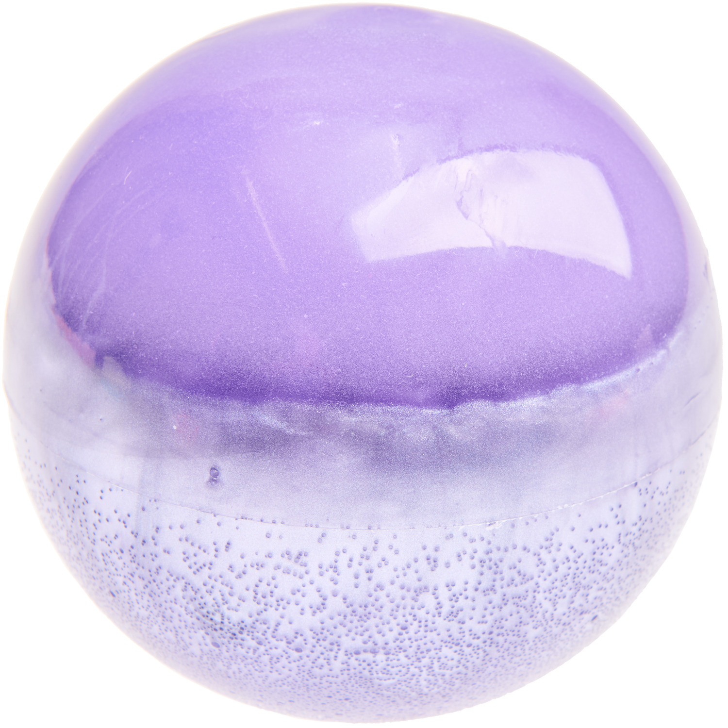 Silikon Gießform Kugel von Rico Design, Ø9cm, zeigt eine schimmernde, perltaubenblaue Oberfläche.