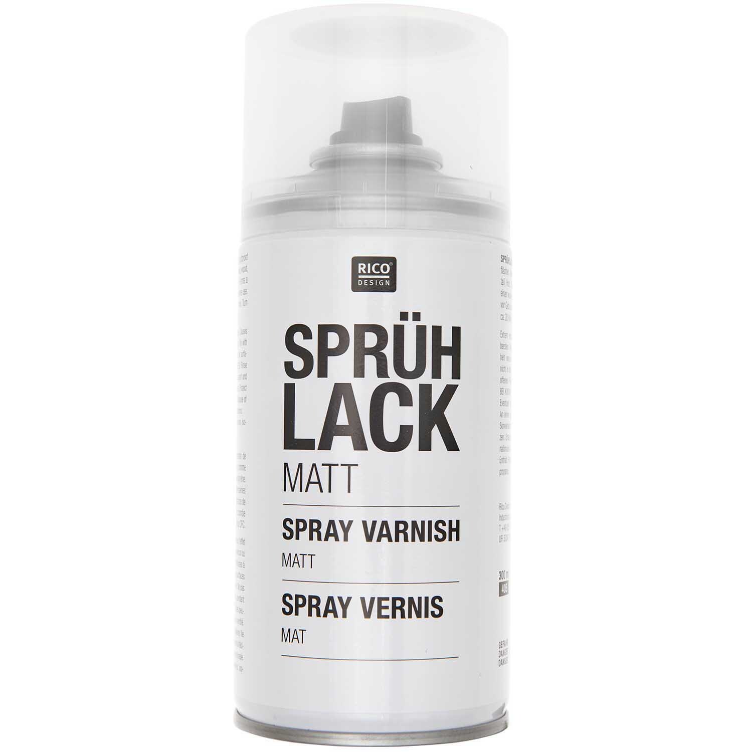 Sprühlack matt 300ml von Rico Design, transparent matt, ideal für kreative Projekte.