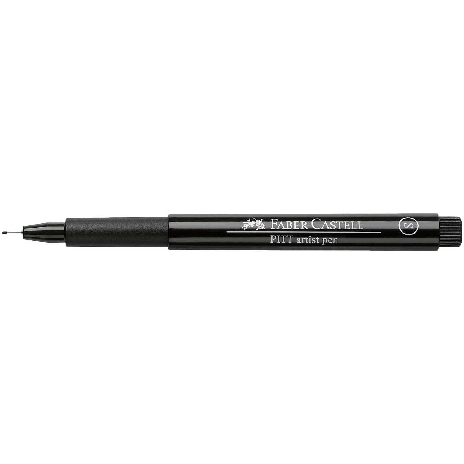 PITT artist pen superfine von Faber Castell in Schwarz, ideal für präzises Zeichnen.
