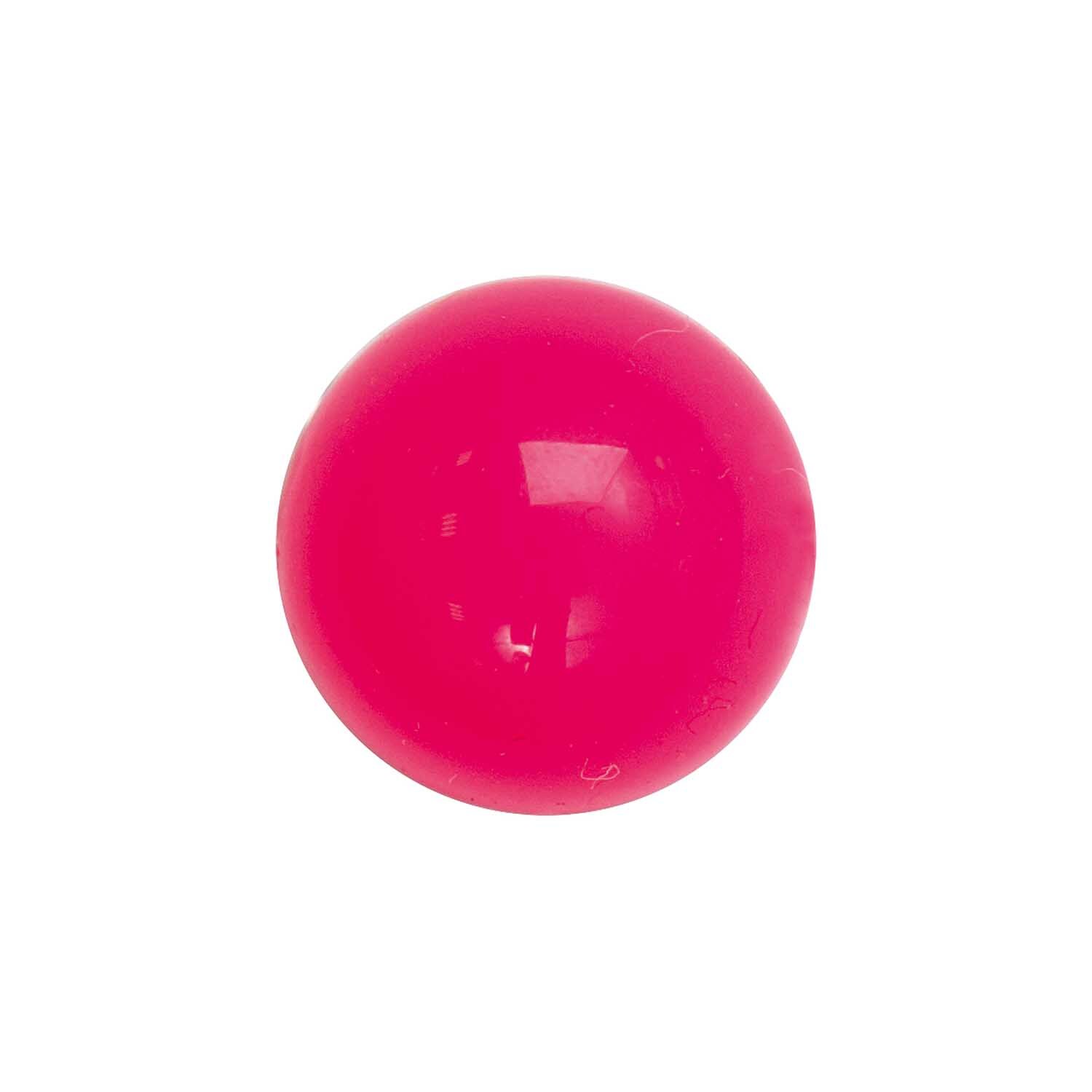 Acrylkugel pink 17mm von Rico Design, leuchtend pinke Kugel mit glatter Oberfläche, ideal für kreative Projekte.