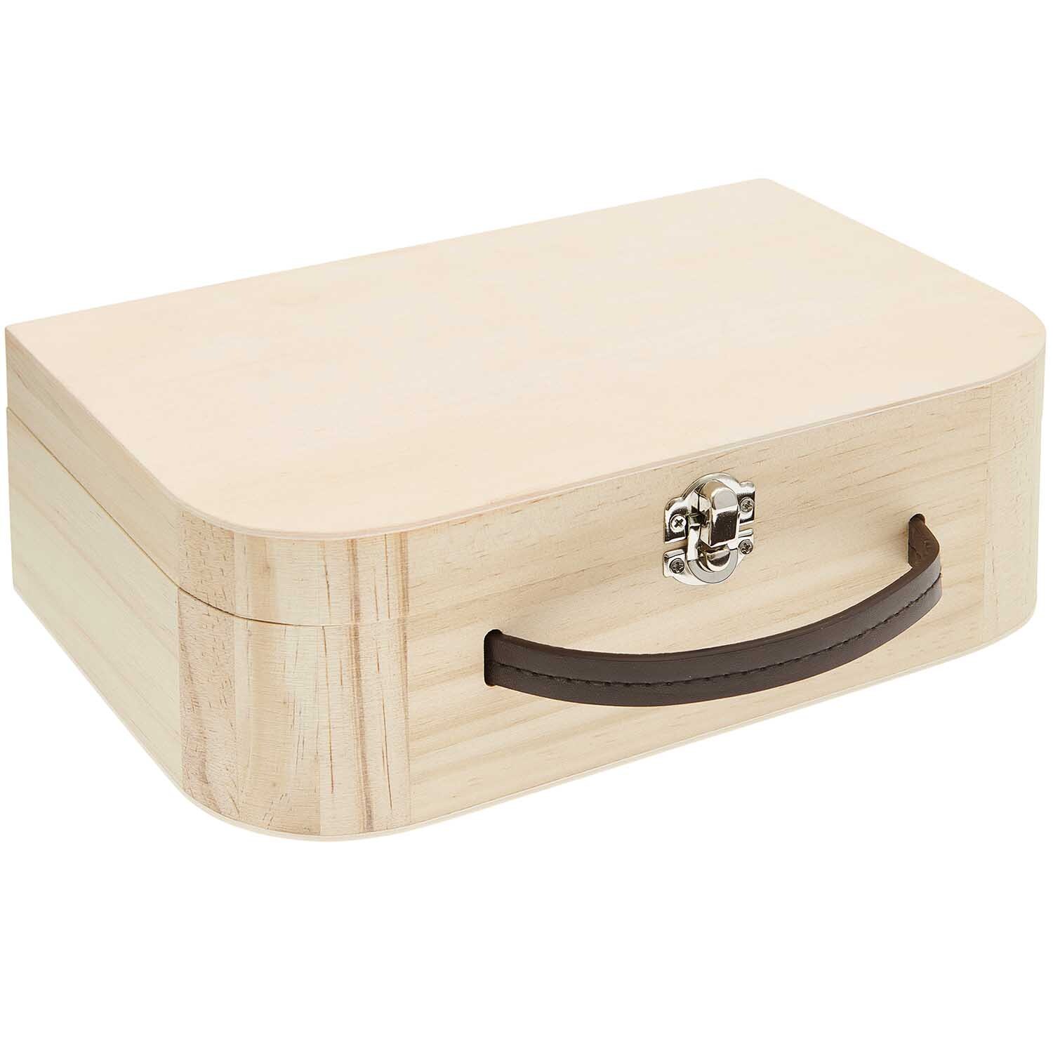Holzkoffer natur 25x17x8,5cm von Rico Design