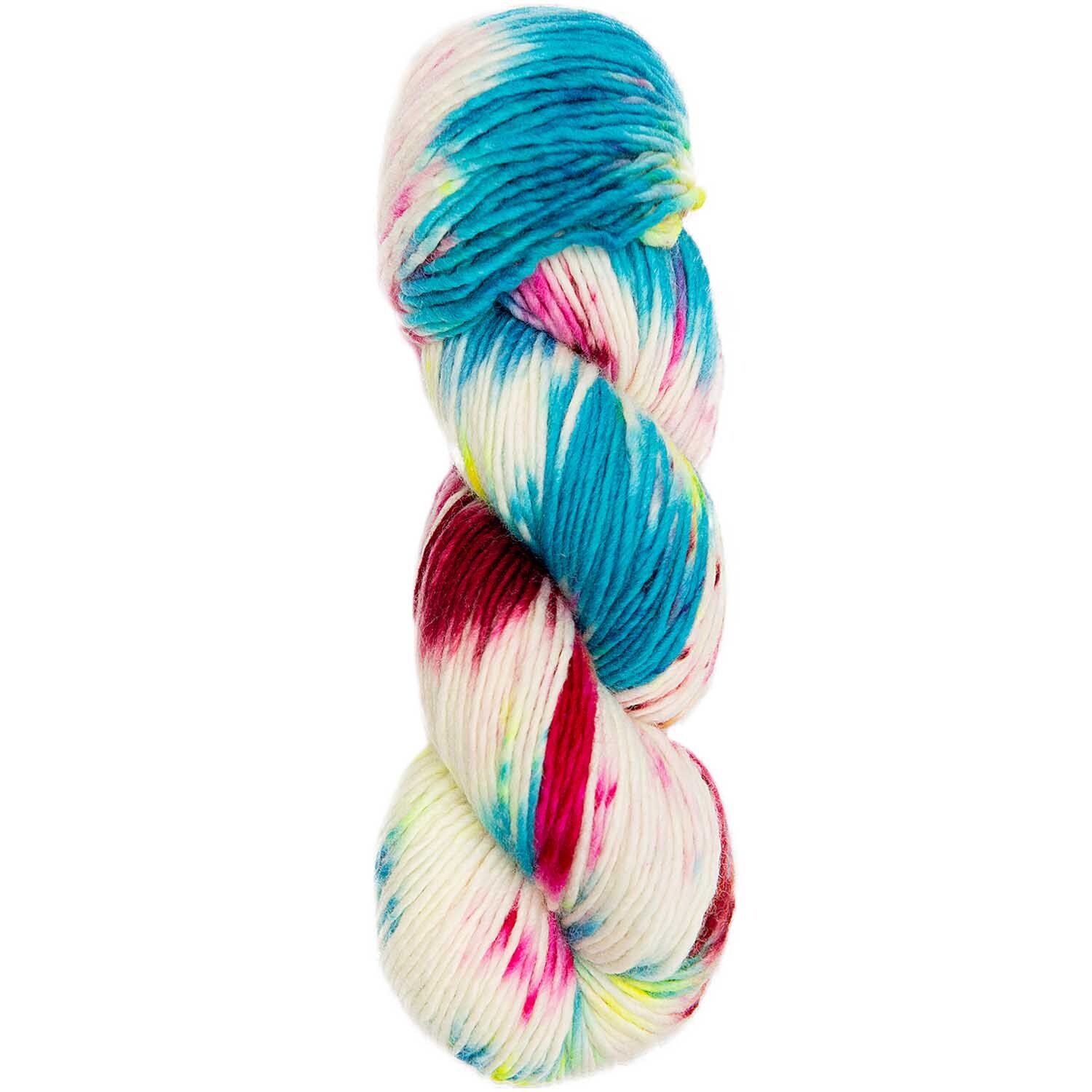 Luxury Hand-Dyed Happiness chunky 100g 170m Farbe Natur-Blau von Rico Design