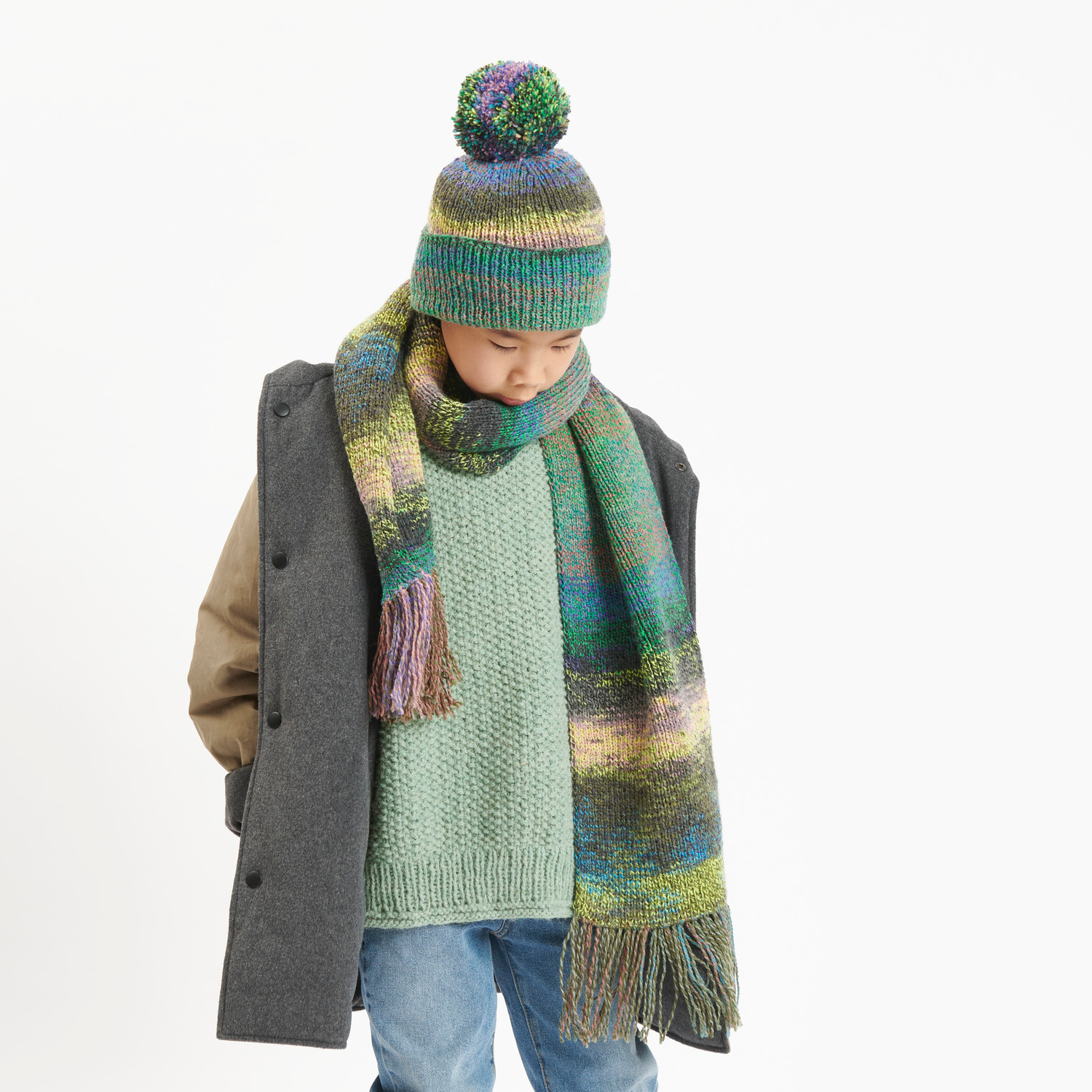 Strickset Schal Modell 10 aus Rico Kids 13 von Rico Design