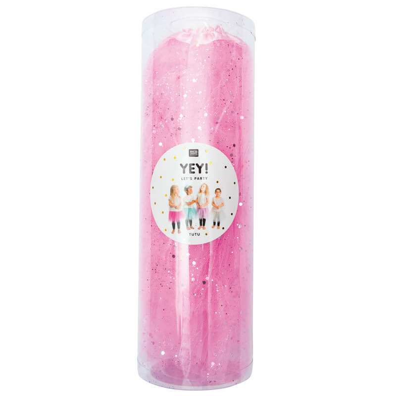 Tutu mit Glitzer Größe 92/116 Farbe Weiß von Rico Design