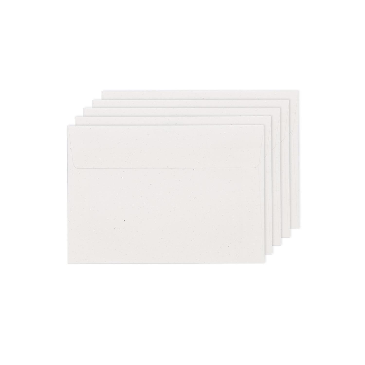 Paper Poetry Renew Umschläge C6 in Creme von Rico Design, 5 Stück, ideal für elegante Einladungen.