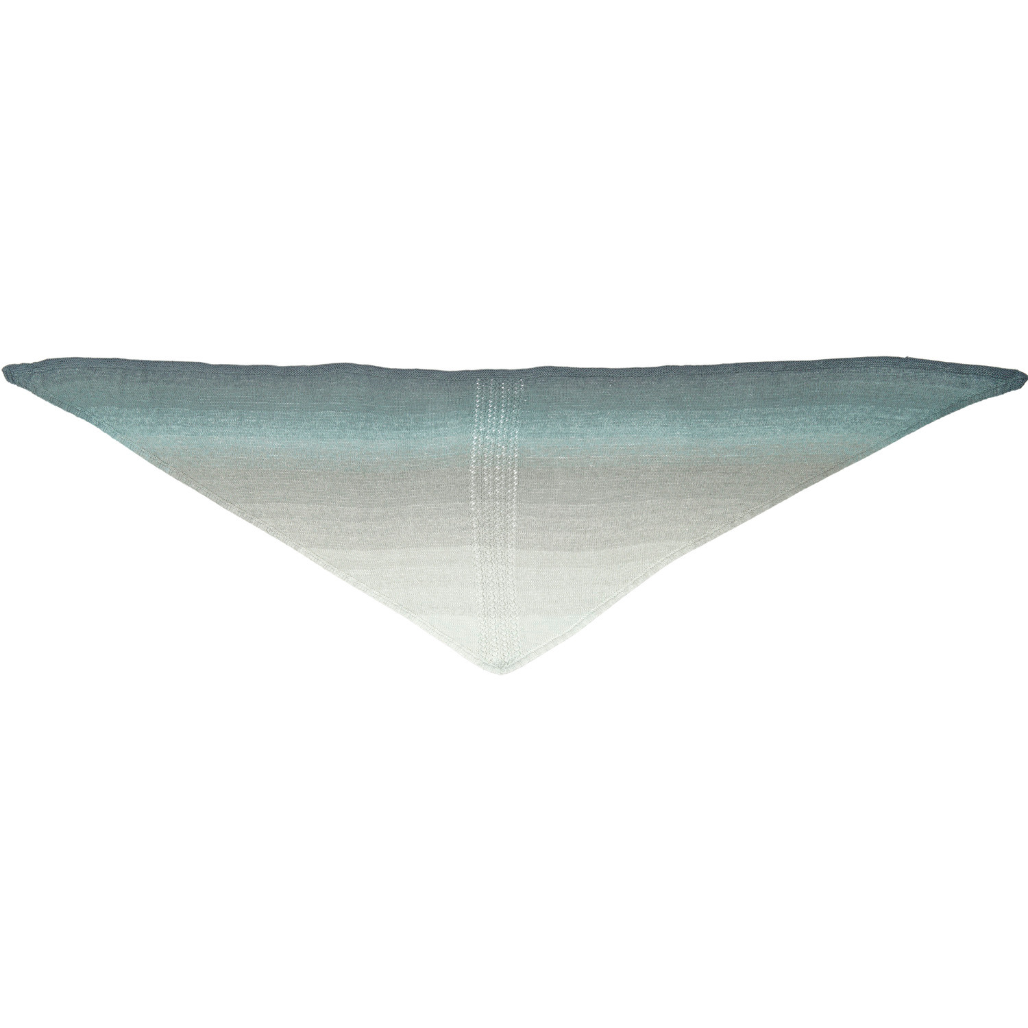 Creative Cotton Dégradé Lucky 8, Dreieckstuch in sanften Efeu-Farbtönen, 200g, 800m, von Rico Design. Ideal für stilvolle Strickprojekte.