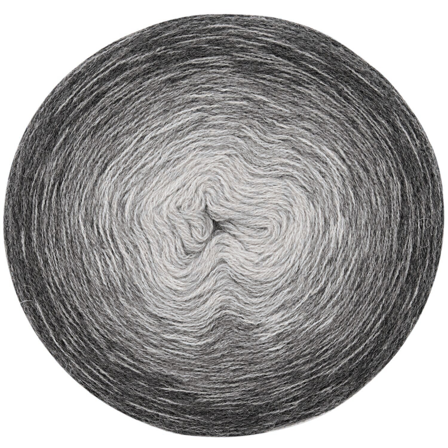 Creative Wool dégradé 200g 800m Farbe Grau von Rico Design