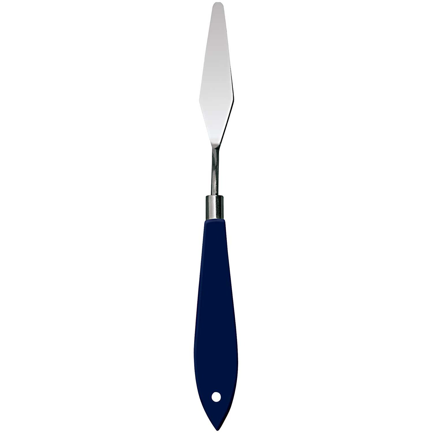Spachtel blau Nr.9 von Rico Design mit blauem Griff und silberner Klinge, ideal für Malerarbeiten.