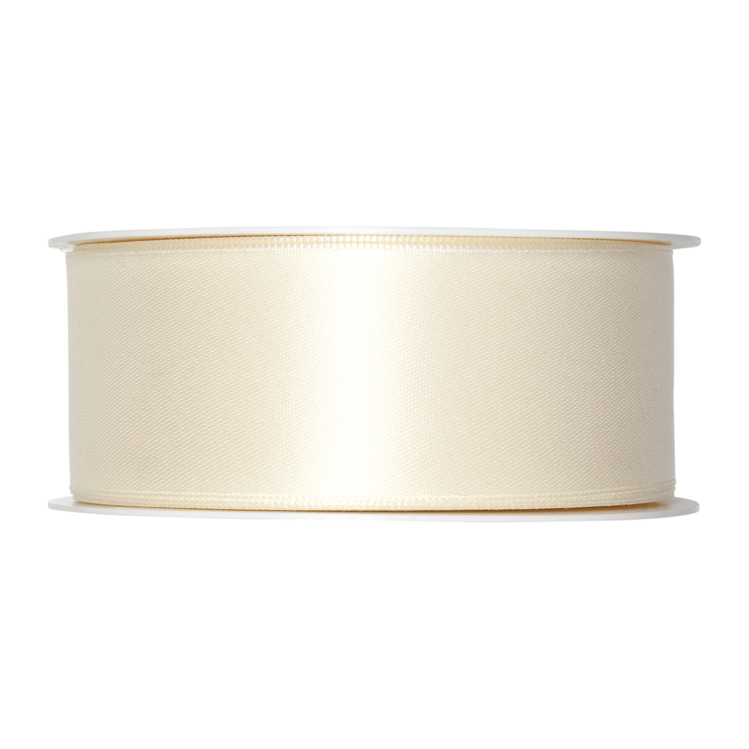 Satinband 40mm 4m Farbe Creme von Halbach Seidenbänder 