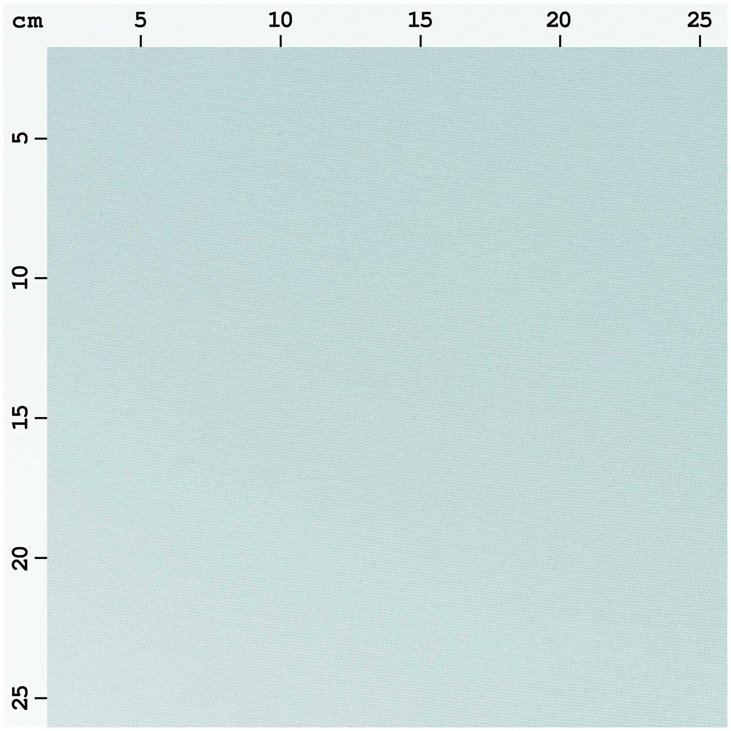 Stoff Jersey elastic 50x140cm in Mint von Rico Design, dargestellt als einfarbiger Stoff mit Maßangaben.