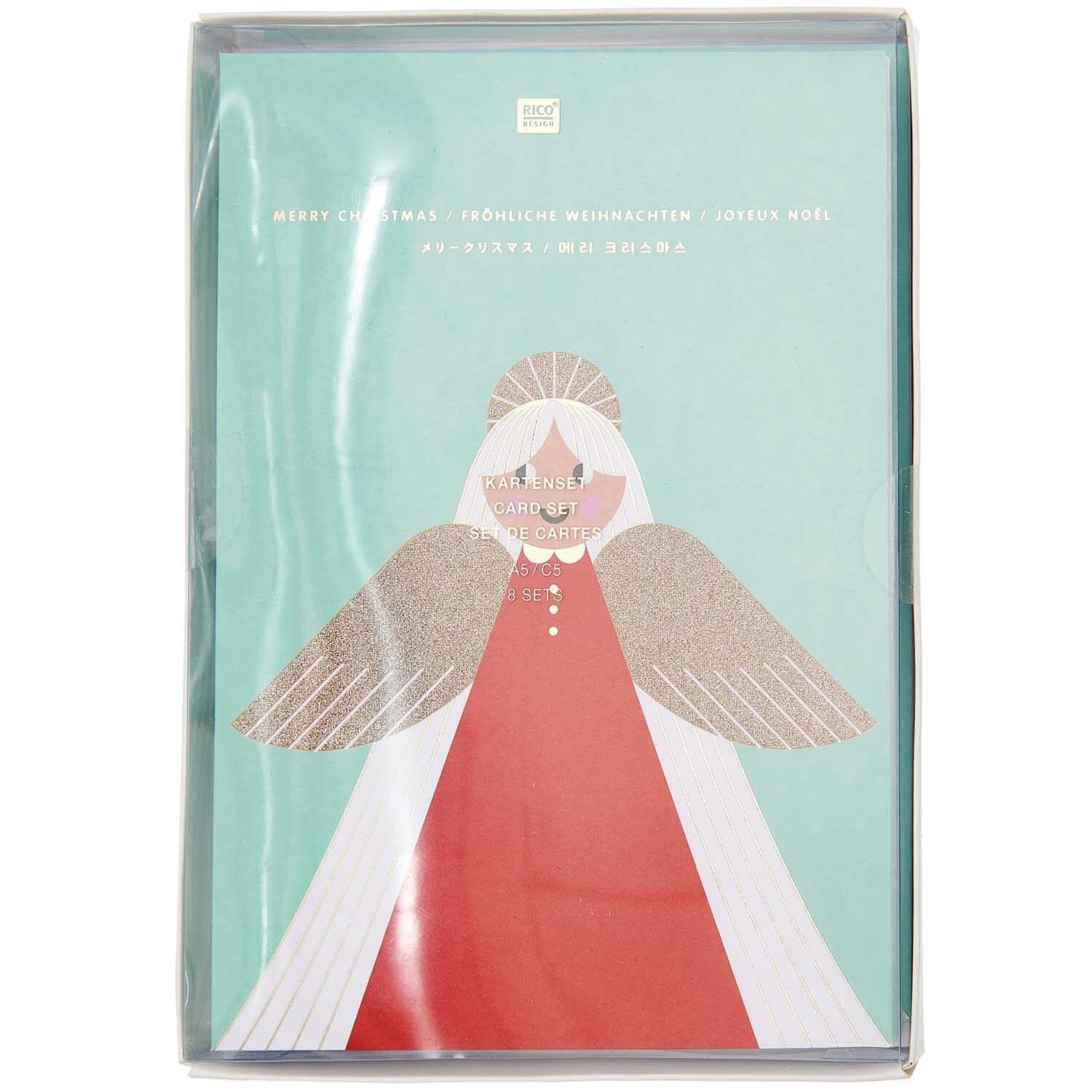 Paper Poetry Kartenset Engel A5 16-teilig von Rico Design