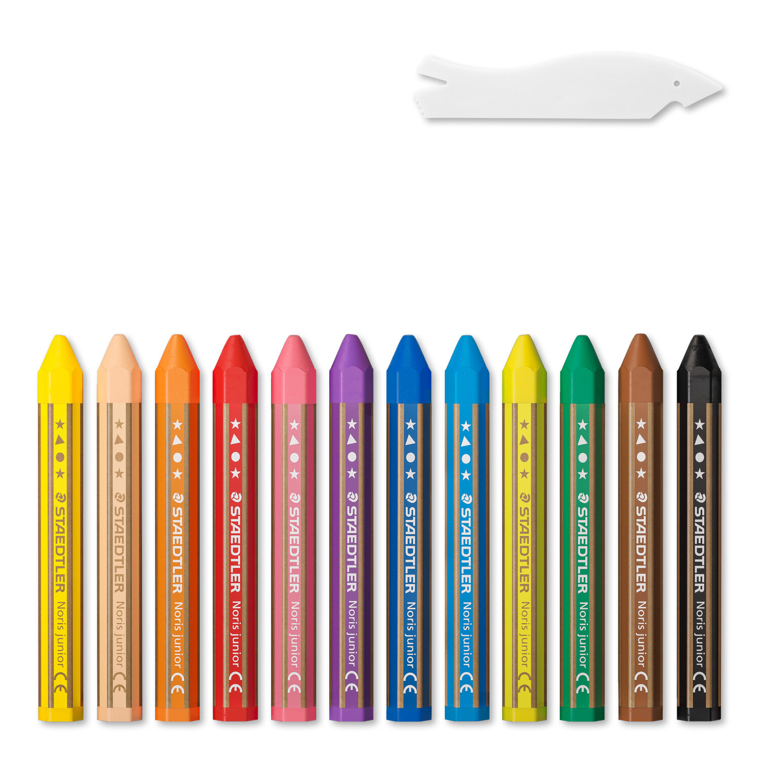 Noris Junior Wachsmalkreide Set 12 Stück von STAEDTLER