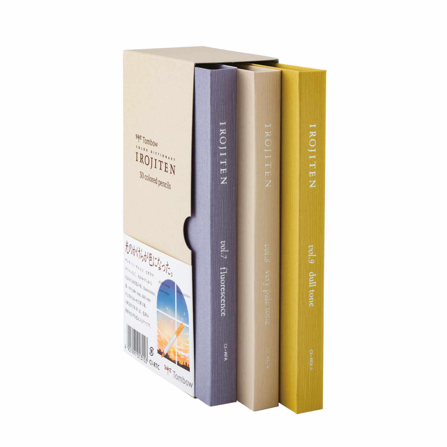 IROJITEN Farbstifte Seascape 30 Stück in eleganter Verpackung, präsentiert von Tombow. Ideal für kreative Projekte.
