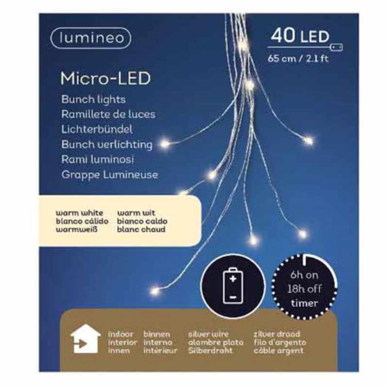 Micro LED-Bündel warmweiß 65cm von Kaemingk 