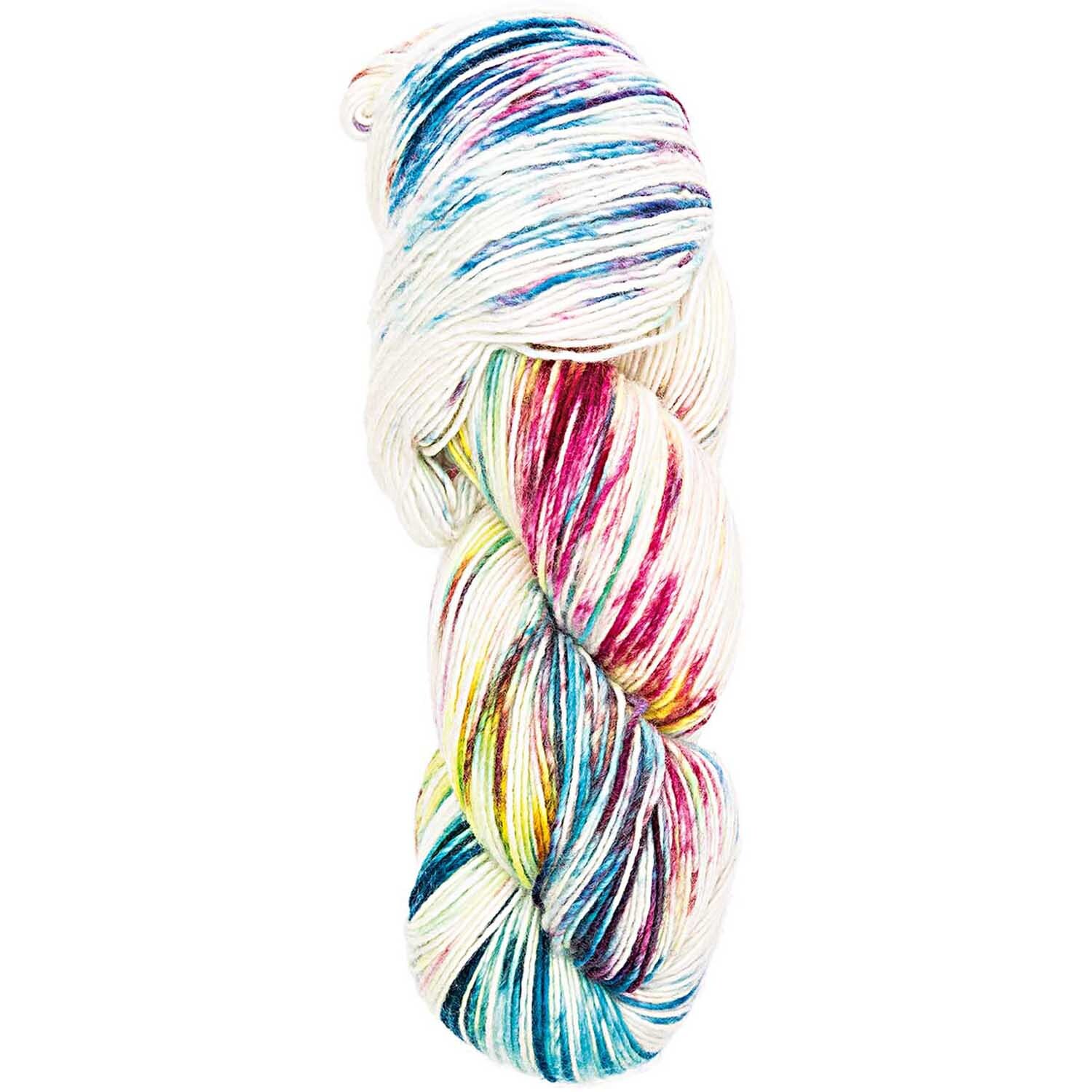 Luxury Hand-Dyed Happiness dk 100g 390m Farbe Natur-Blau von Rico Design