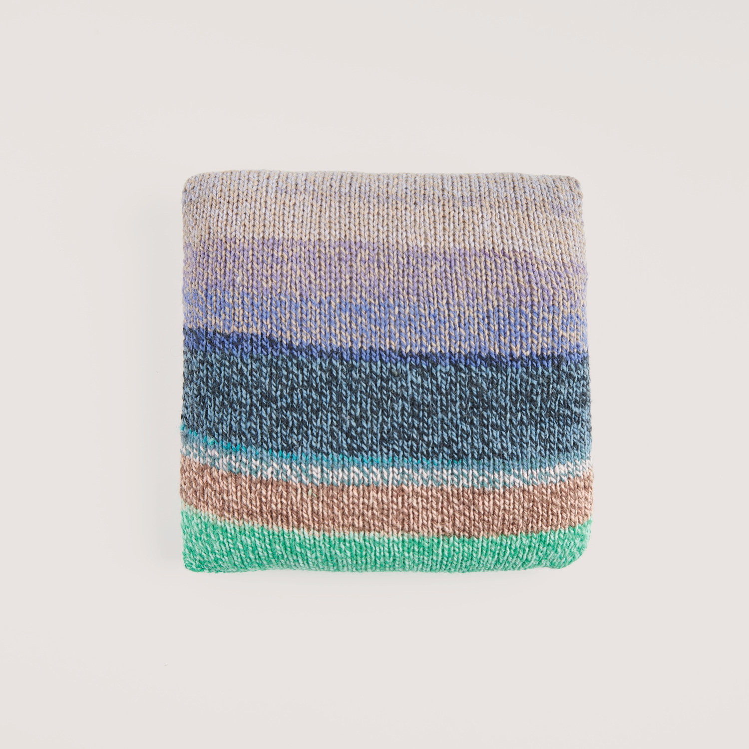 Strickset Kissen Modell 22 aus Die Neue Masche No. 11, mehrfarbig gestreift, Creative Chic-Unique.