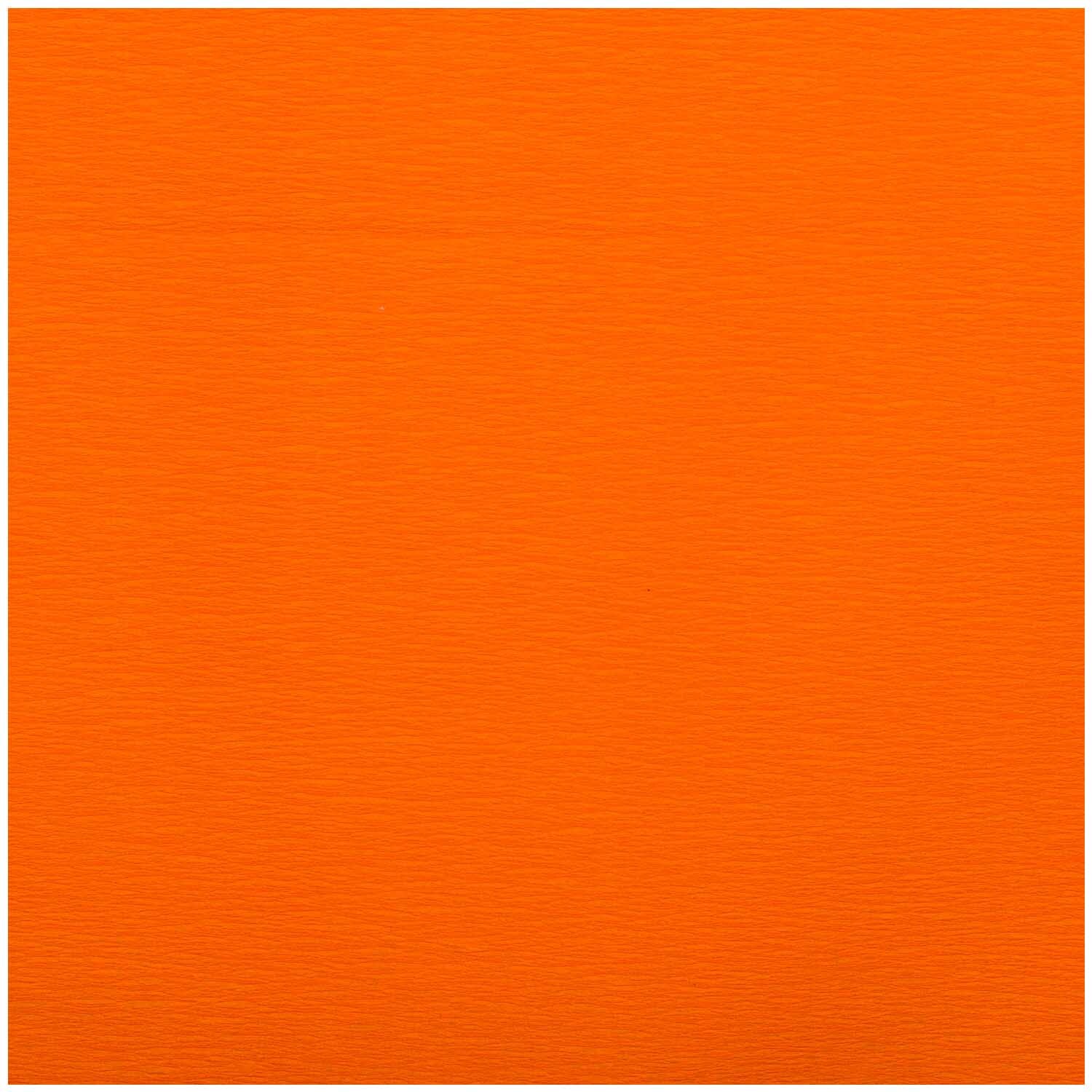 Krepp-Papier 50x250cm von Rico Design in leuchtendem Orange, ideal für kreative Bastelprojekte.