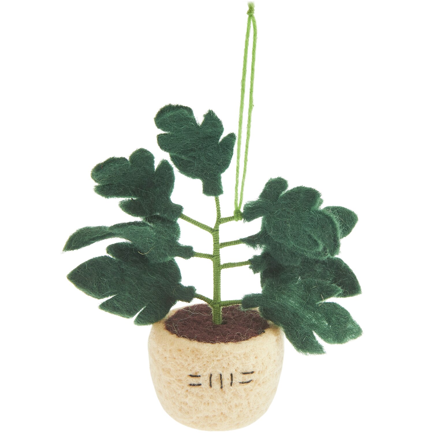 Filz Blumentopf Creme: Ein stilvoller, cremefarbener Blumentopf von Rico Design, ideal für moderne Wohnräume. Maße: 15x15x12cm.