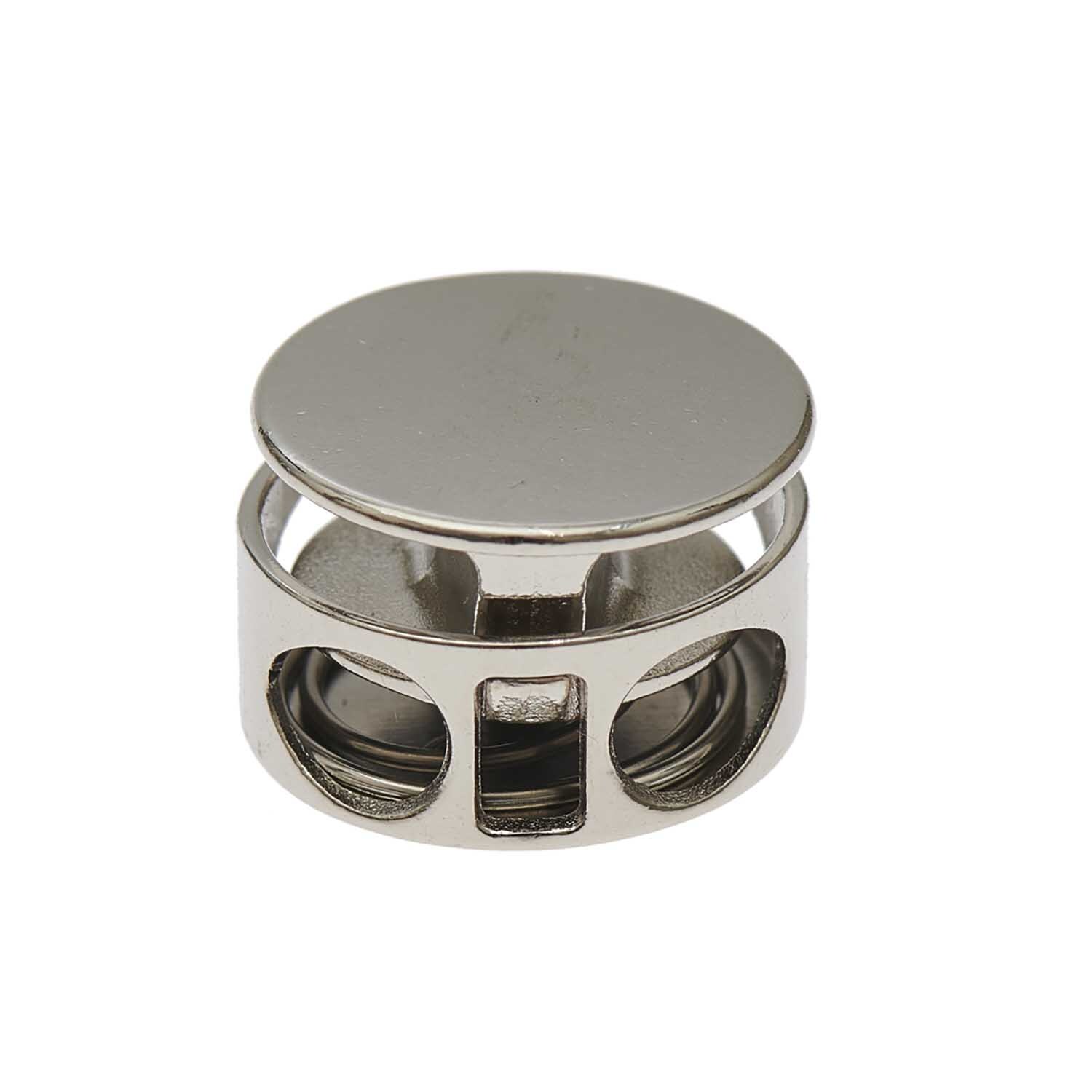 itoshii - Ponii Beads Verschlüsse aus Metall, 14x9mm, 6 Stück. Runde, silberne Verschlüsse von Rico Design.