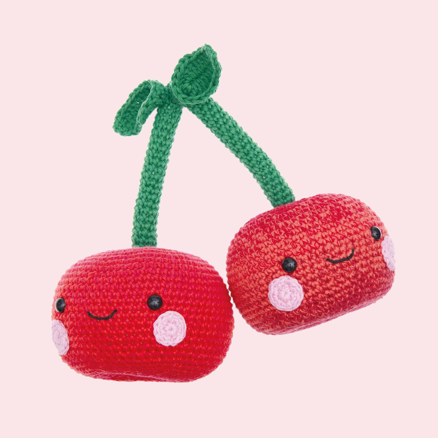 Häkelfigur Kirschen aus dem Heft Ricorumi Fresh Friends