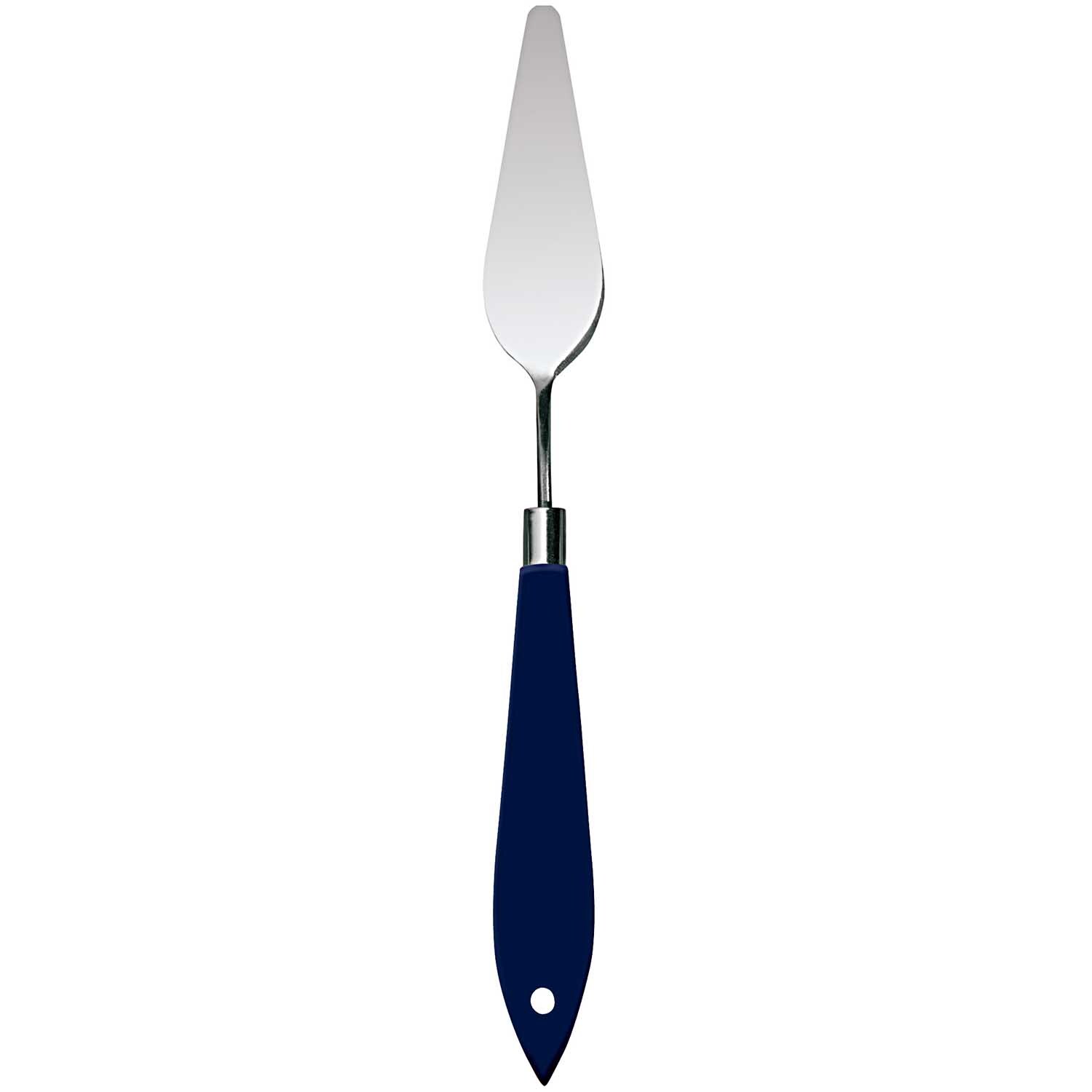 Spachtel blau Nr.12 mit ergonomischem Griff von Rico Design, ideal für präzises Arbeiten.