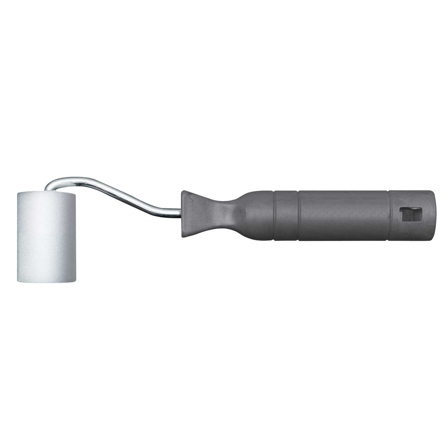 Farbrolle Set mit 2 Farbrollen von Marabu, bestehend aus einer grauen Rolle mit ergonomischem Griff. Ideal für gleichmäßiges Auftragen von Farbe.