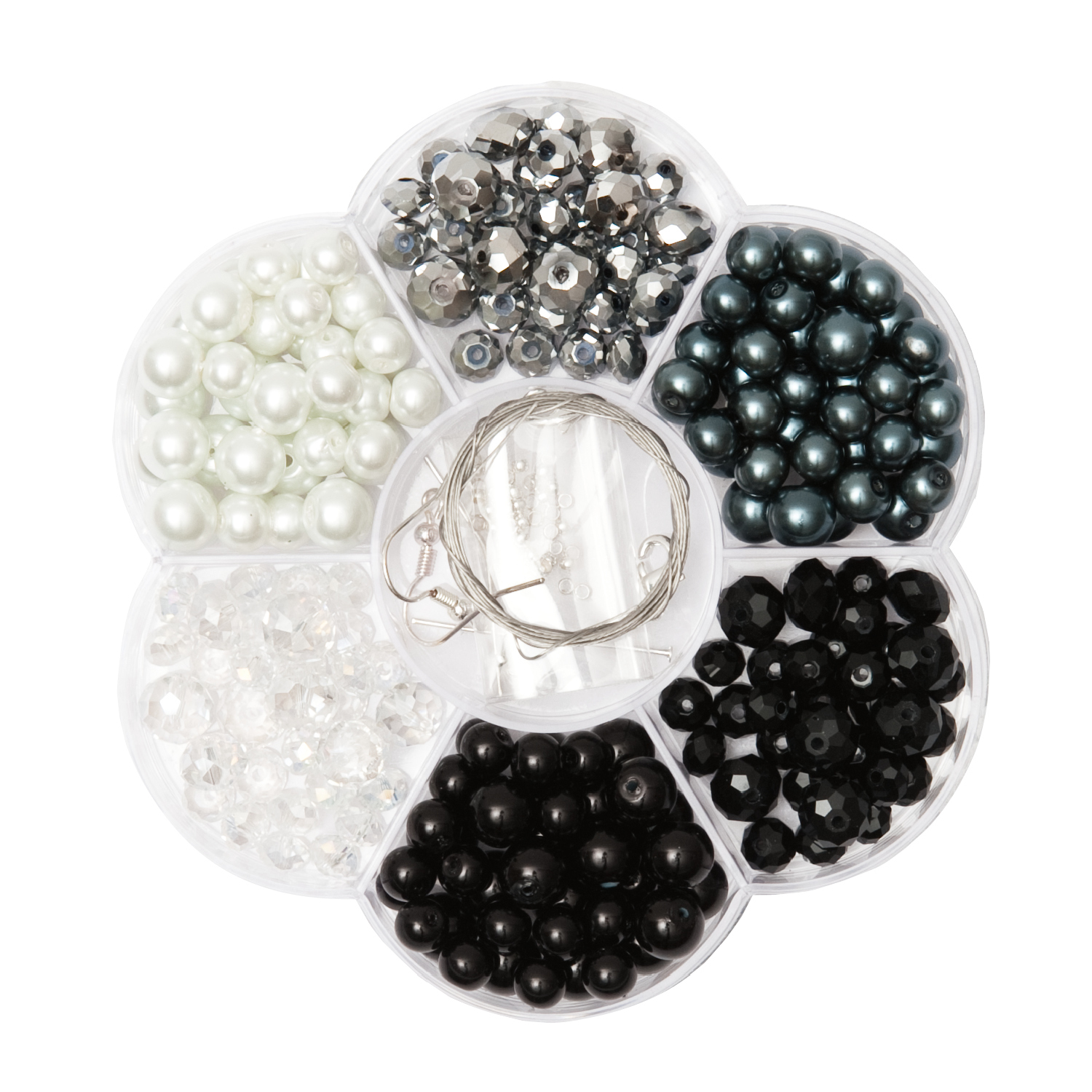Anleitung Glasschliff-Renaissance Perlenset Kette basteln von Rico Design