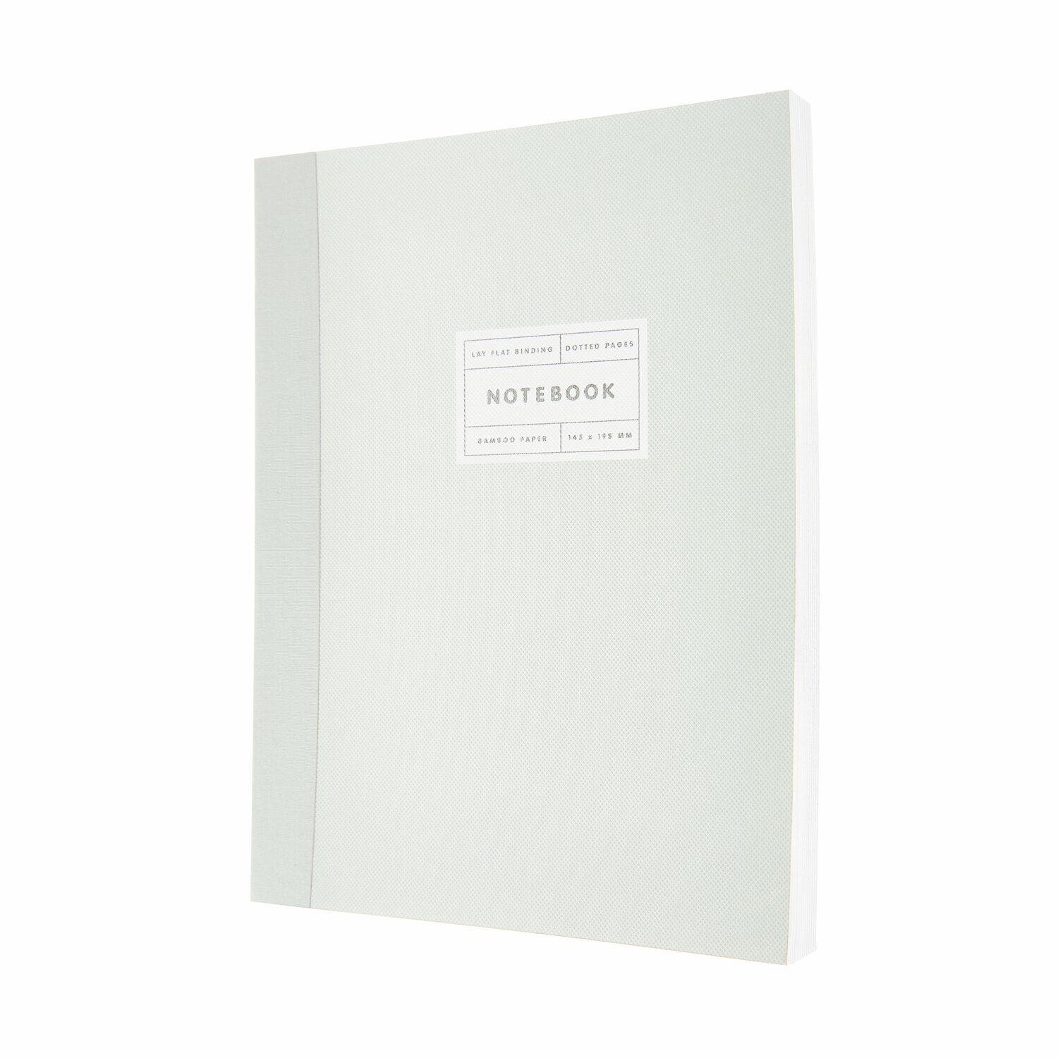 Paper Poetry Notizbuch S mit silbernem Rand, hellgrau, von Rico Design. Ideal für Notizen.