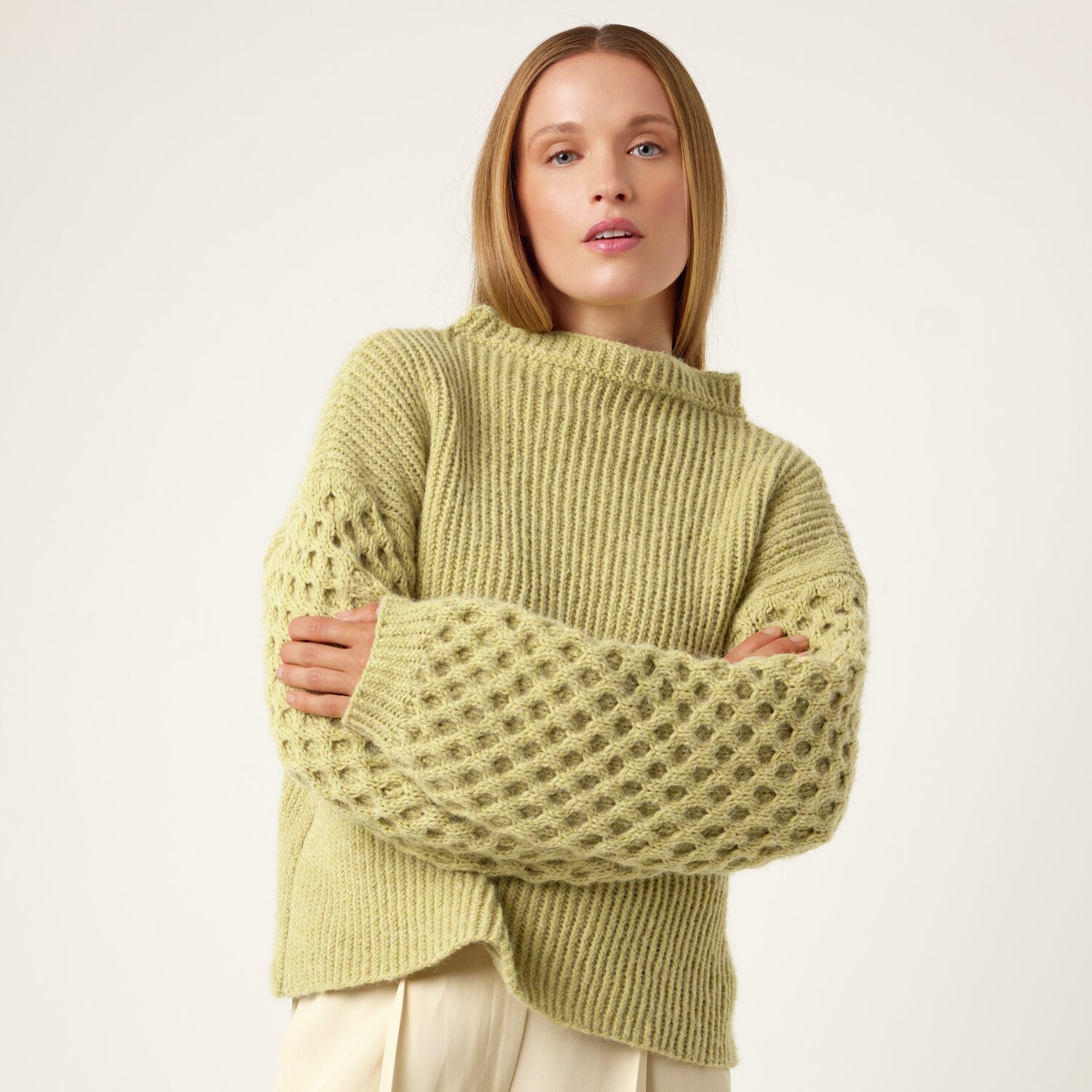 Strickset Pullover Modell 29 aus Die Neue Masche No. 13 von idee. Creativmarkt