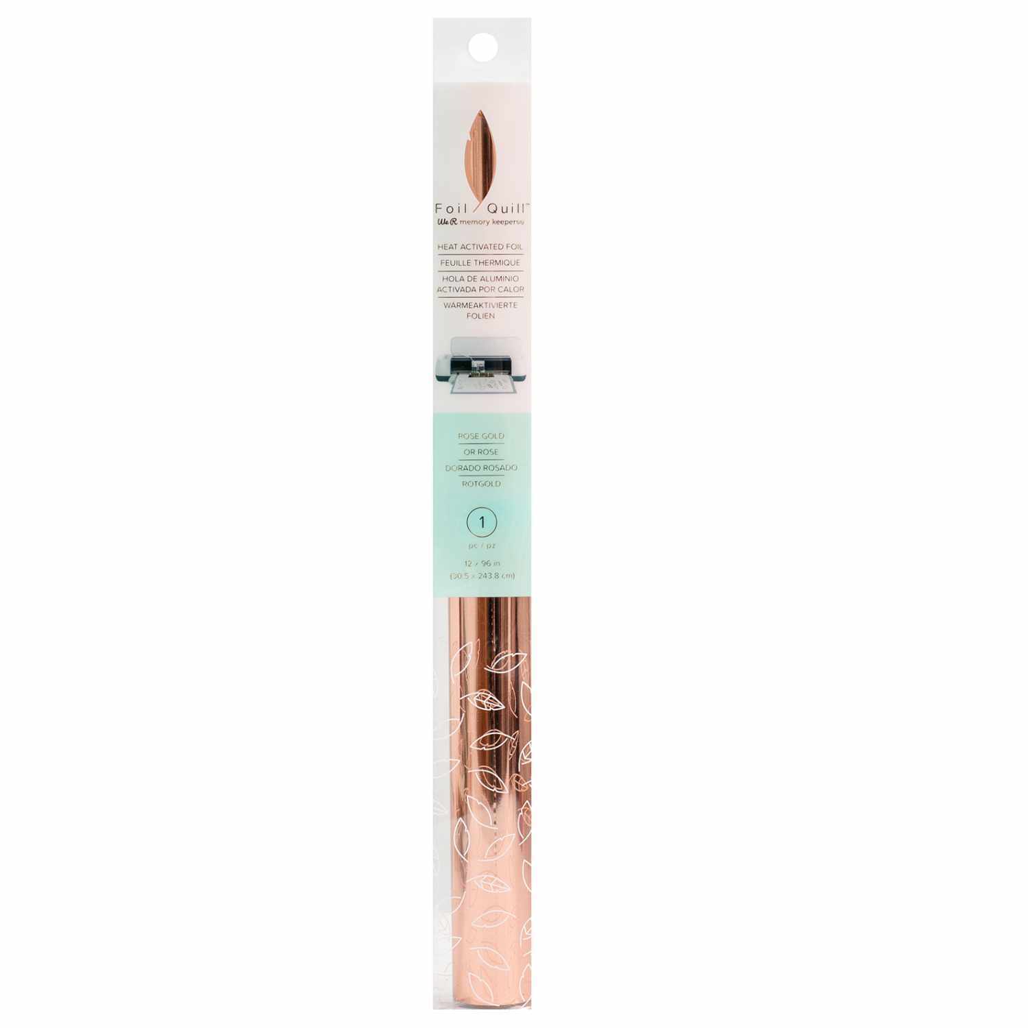 Foil Quill Transferfolie 30,5x243,8cm Farbe Roségold von Europe Warehouse 