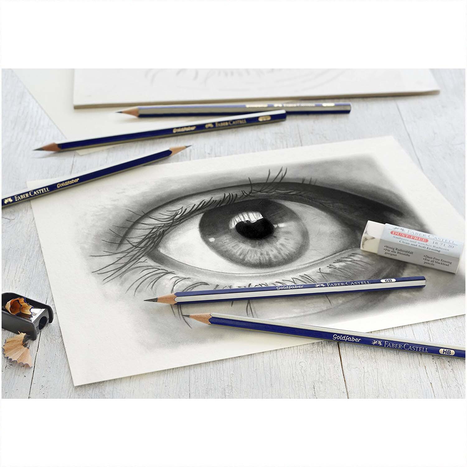 Zeichenset Goldfaber Bleistifte 8-teilig von Faber-Castell 