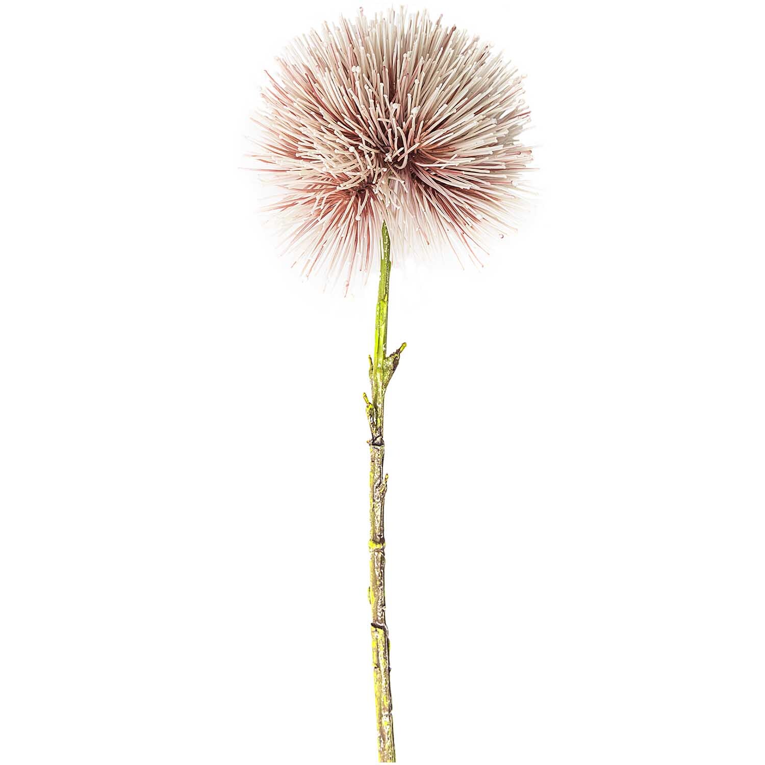 Blutblume rosa 48cm von idee. Creativmarkt: Detailreiche Nahaufnahme einer rosa Blume mit langem Stiel. Ideal für kreative Dekorationen.