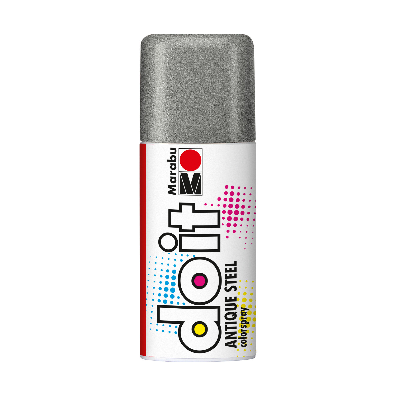 Colorspray Antique Steel: Marabu Sprühdose in Silber, 150ml. Ideal für kreative Projekte.