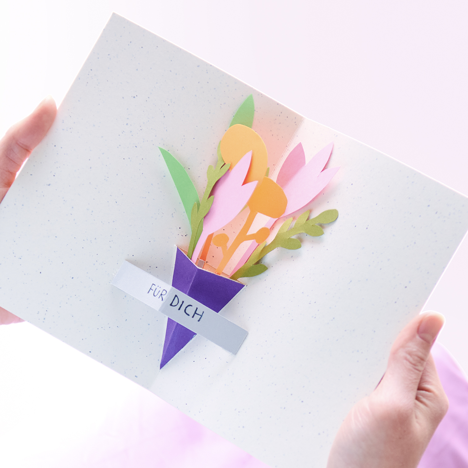 Bastelanleitung Pop Up Karte von Rico Design