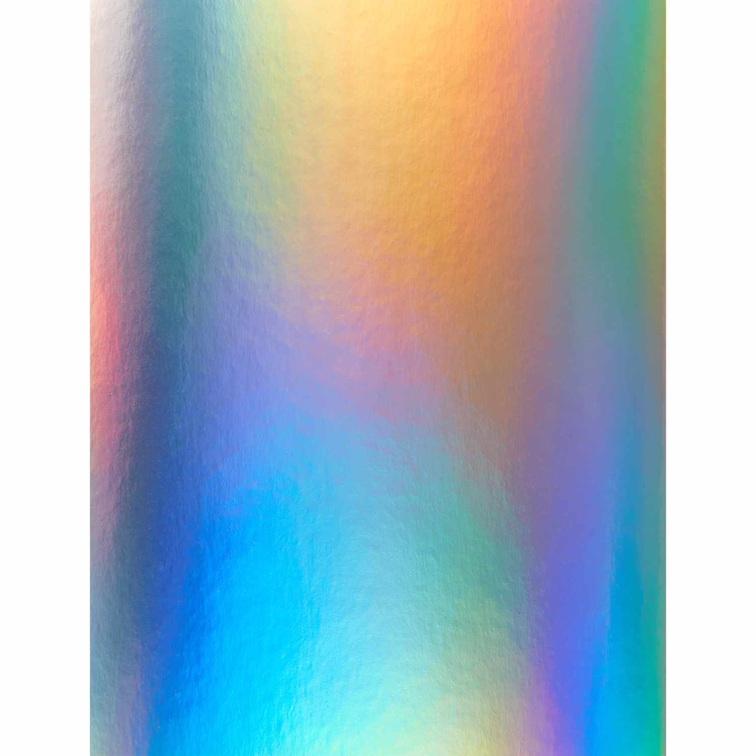 Joy Insert Card Kartenset mit holografischem Regenbogenmuster, ideal für kreative Projekte.