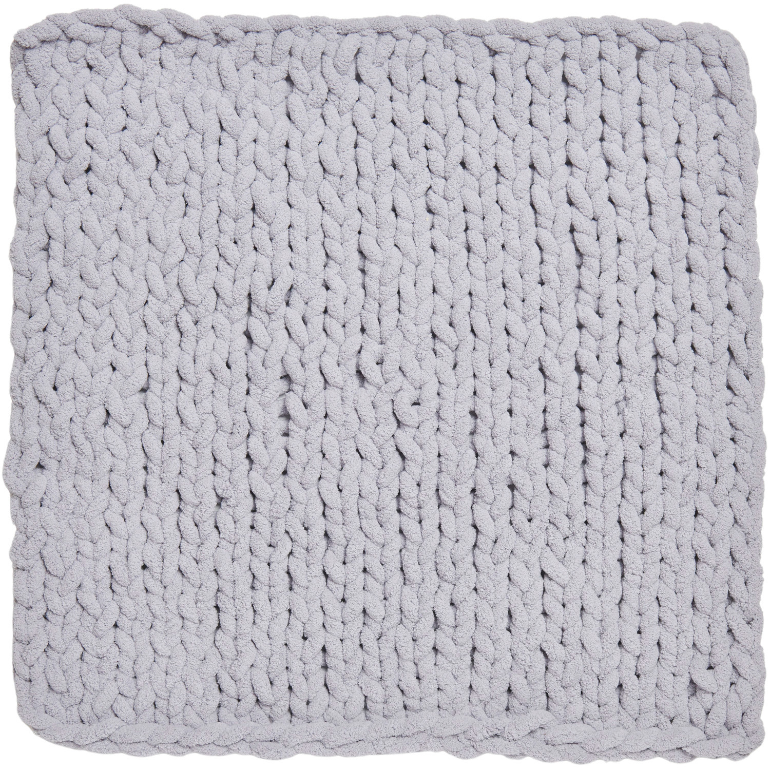 Chenillove Super Big: Weiches, lavendelfarbenes Strickmuster aus Chenille-Garn, 300g, 36m.