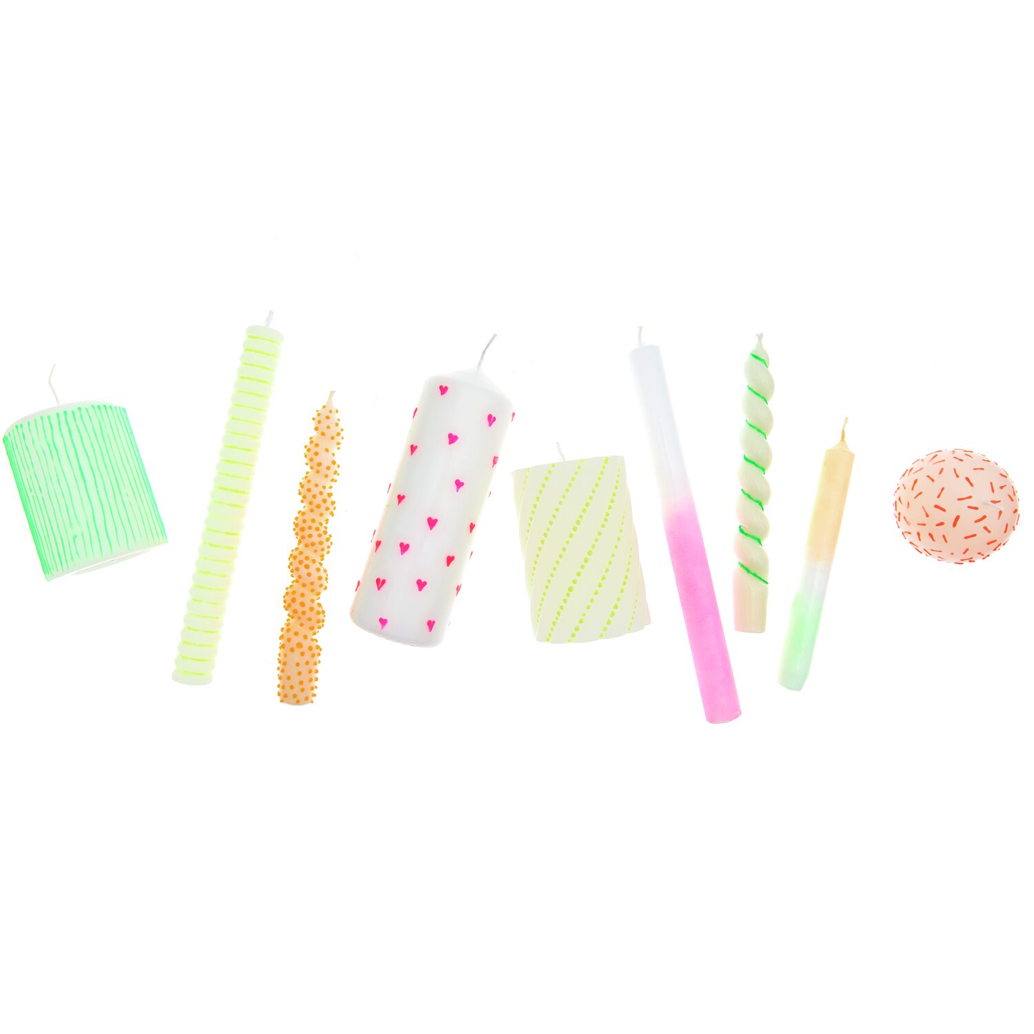Candle Liner Kerzenmalfarbe Set Neon  6 Stück à 30ml von Rico Design