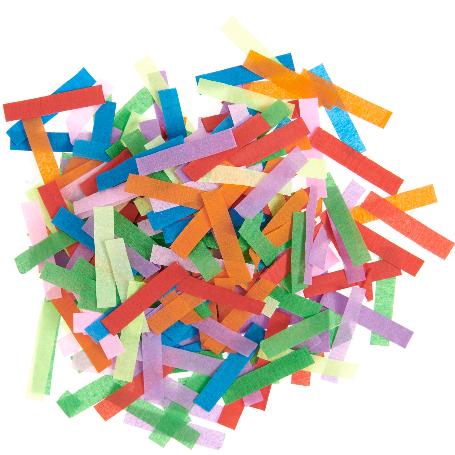 Krepp-Konfetti Regenbogen Klassik Mix: Bunte Papierstreifen von Rico Design, ideal für kreative Dekorationen.